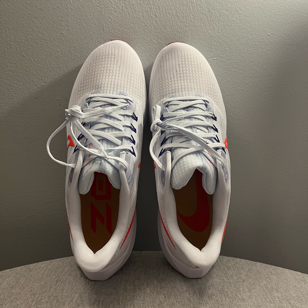 Nike Air Zoom Pegasus 39 Grey Bright Crimson Men's Shoe Size 9.5 DH4071-007 - Picture 9 of 11